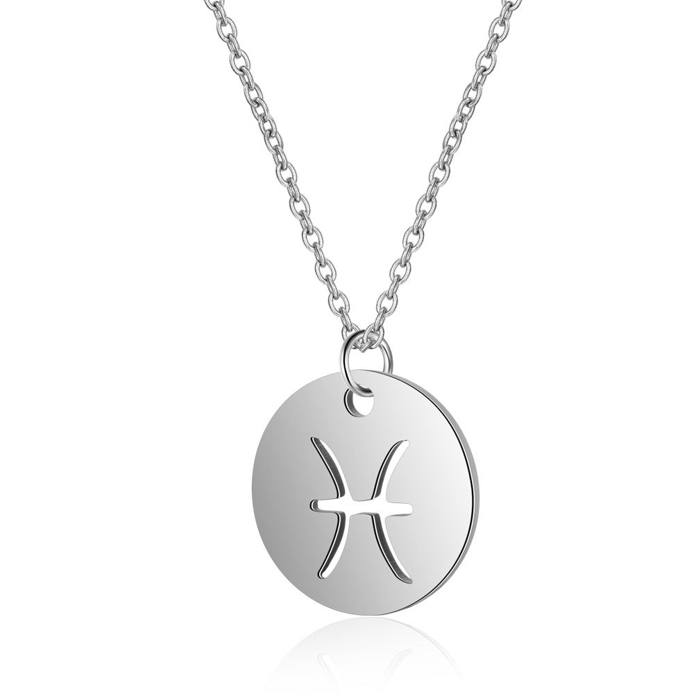 Elegant Pearl Chain Necklace Featuring Twelve Constellations for Fashion Lovers - Picture 24 of 36