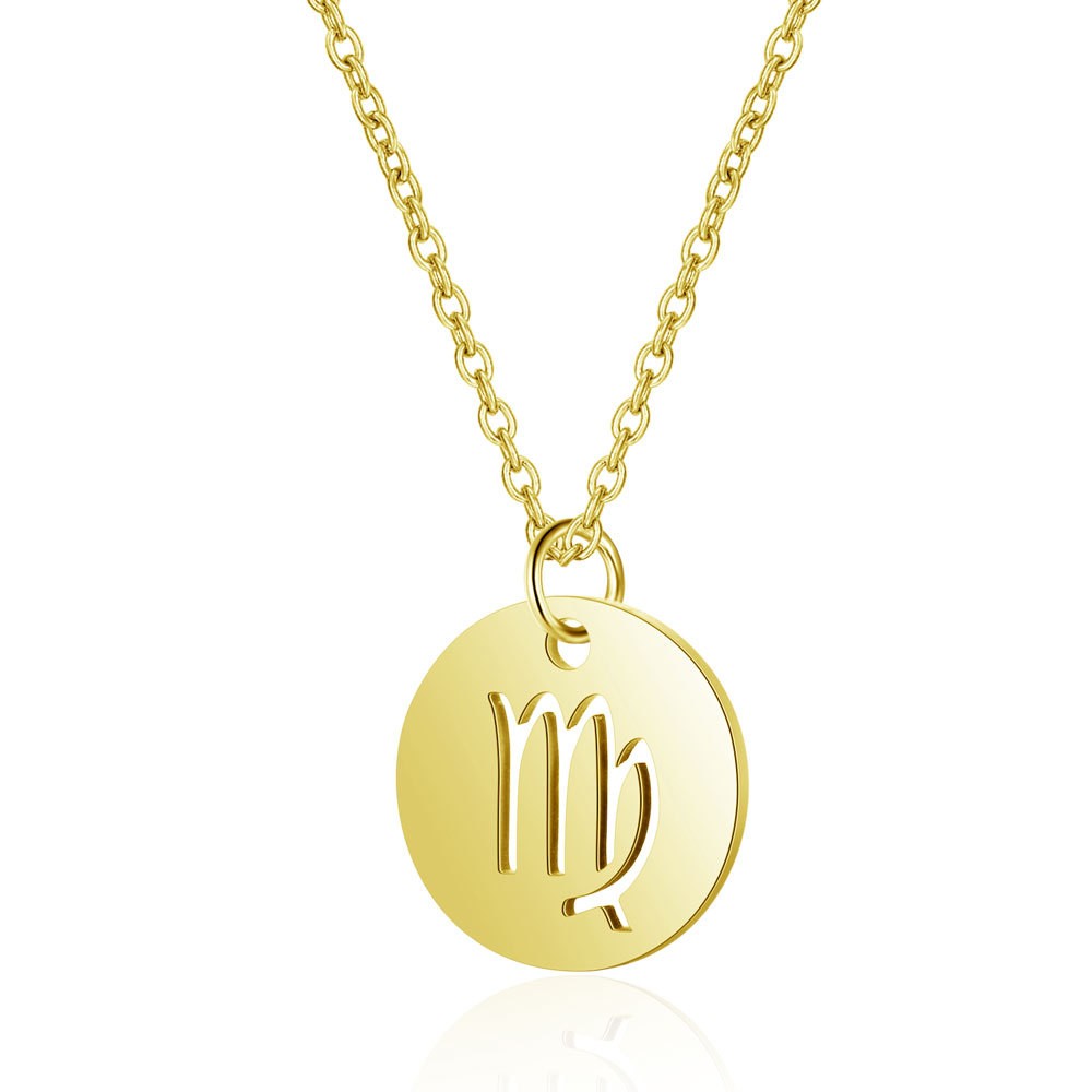 Elegant Pearl Chain Necklace Featuring Twelve Constellations for Fashion Lovers - Picture 30 of 36