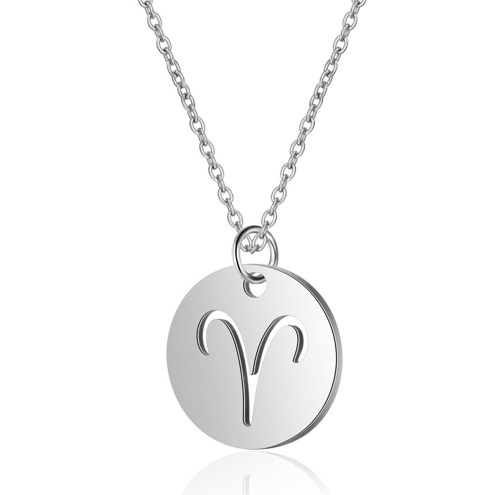 Elegant Pearl Chain Necklace Featuring Twelve Constellations for Fashion Lovers - Picture 13 of 36