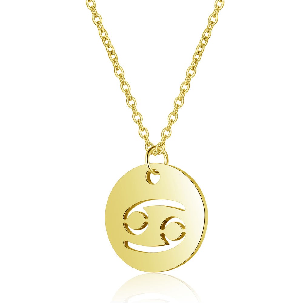 Elegant Pearl Chain Necklace Featuring Twelve Constellations for Fashion Lovers - Picture 28 of 36