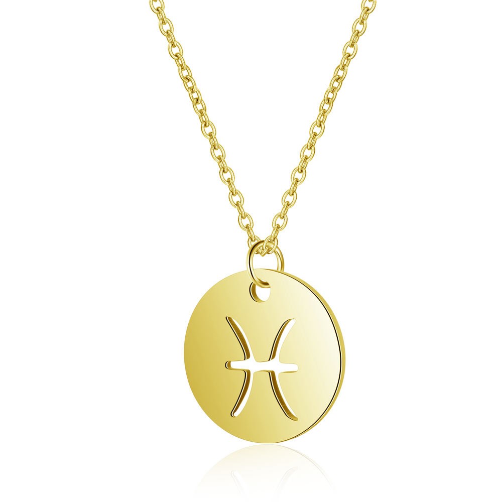 Elegant Pearl Chain Necklace Featuring Twelve Constellations for Fashion Lovers - Picture 36 of 36