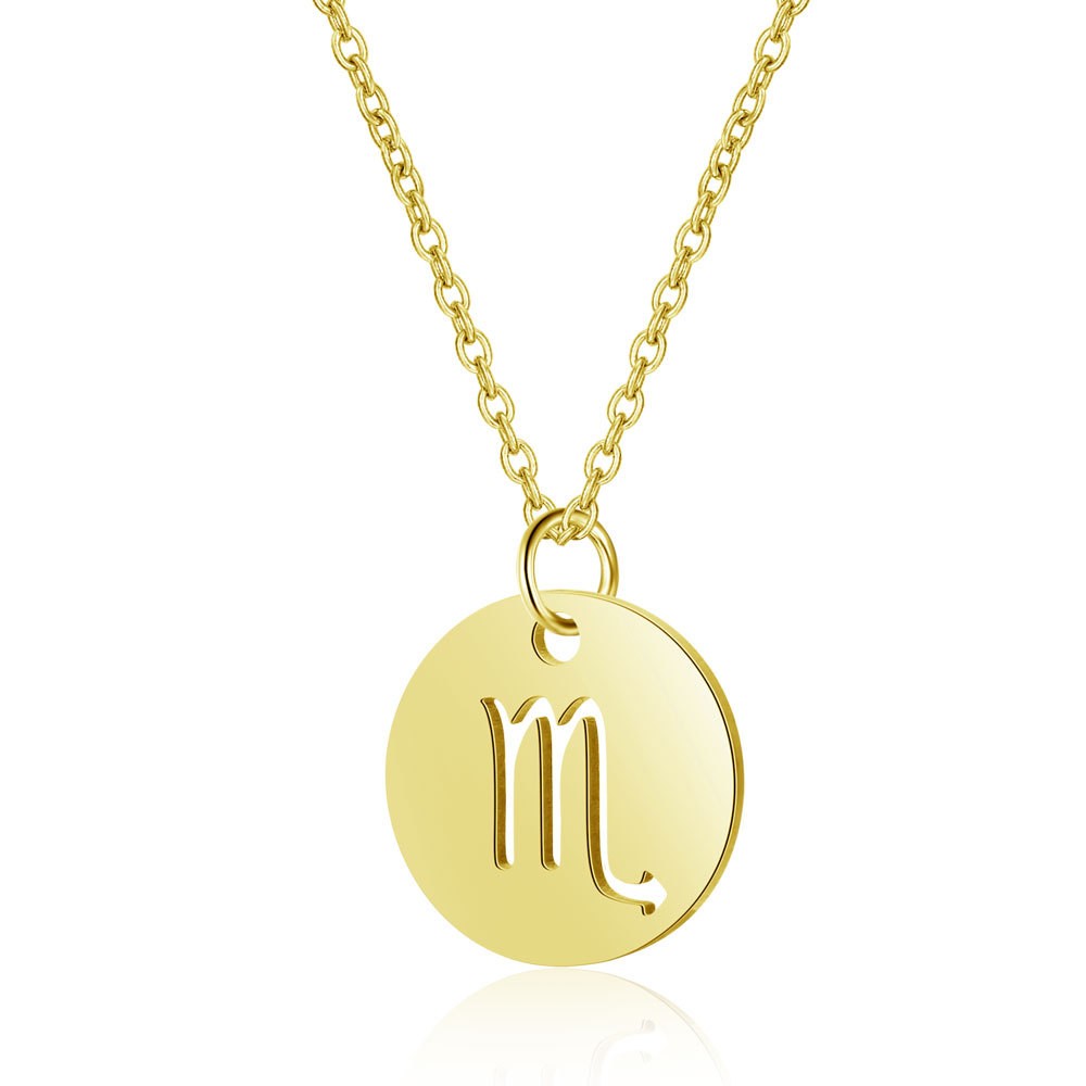 Elegant Pearl Chain Necklace Featuring Twelve Constellations for Fashion Lovers - Picture 32 of 36