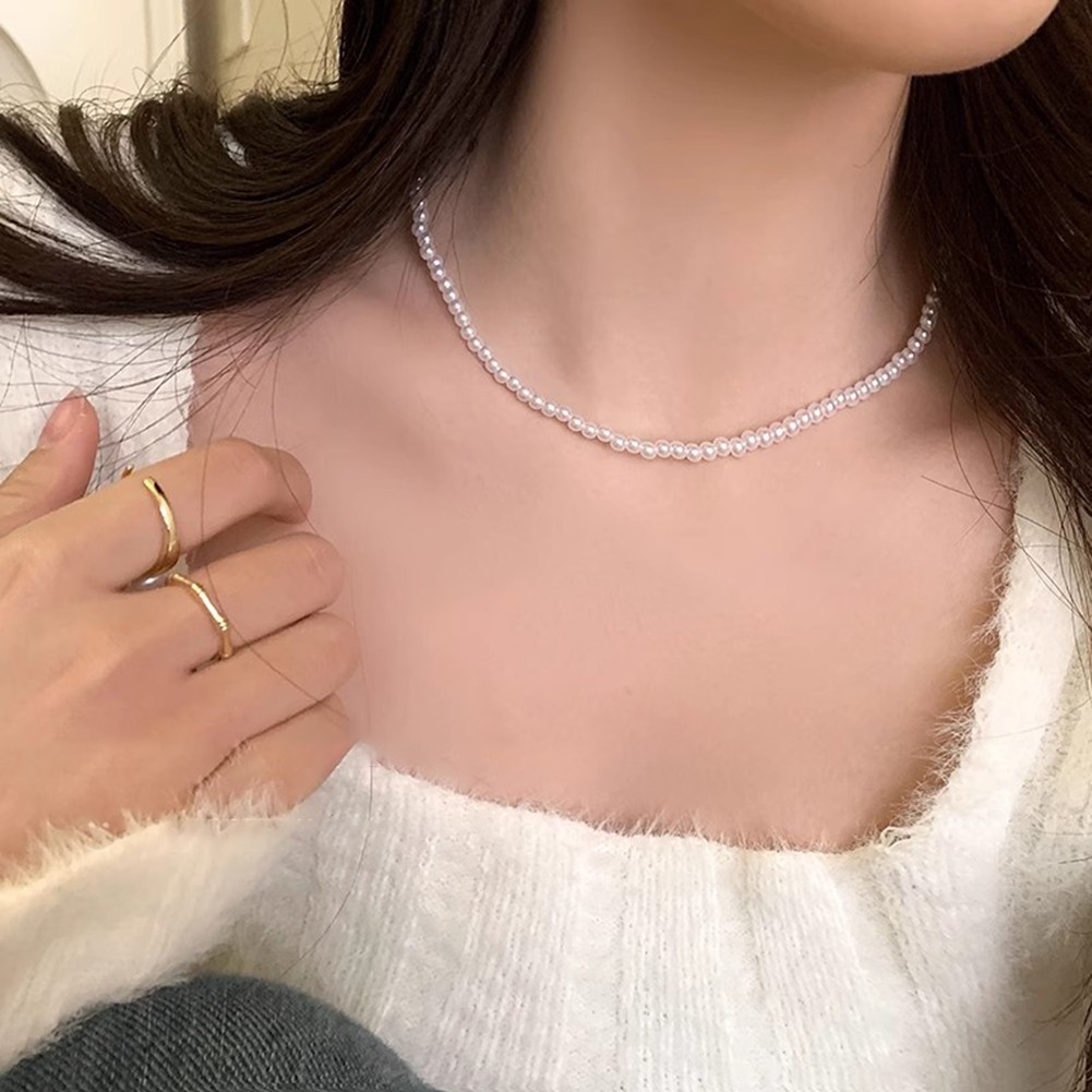 Pearl Necklace 41cm Circumference 50cm Circumference Charming Accessory - Picture 18 of 18