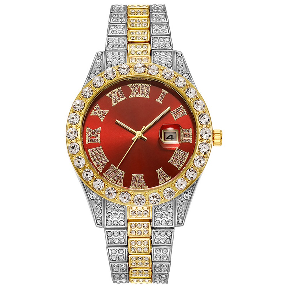 Fashion Watch with Steel Strap with Calendar and Stunning Diamond Details - Picture 20 of 21