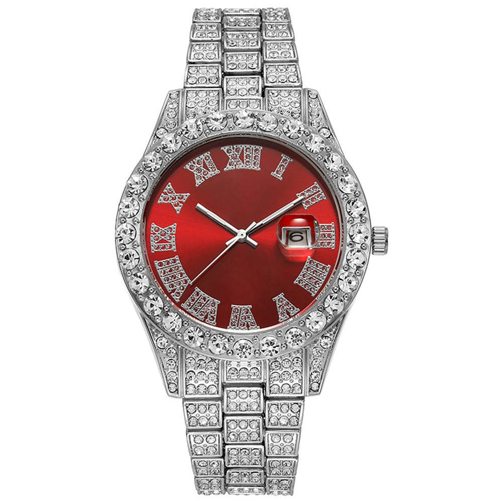 Fashion Watch with Steel Strap with Calendar and Stunning Diamond Details - Picture 15 of 21