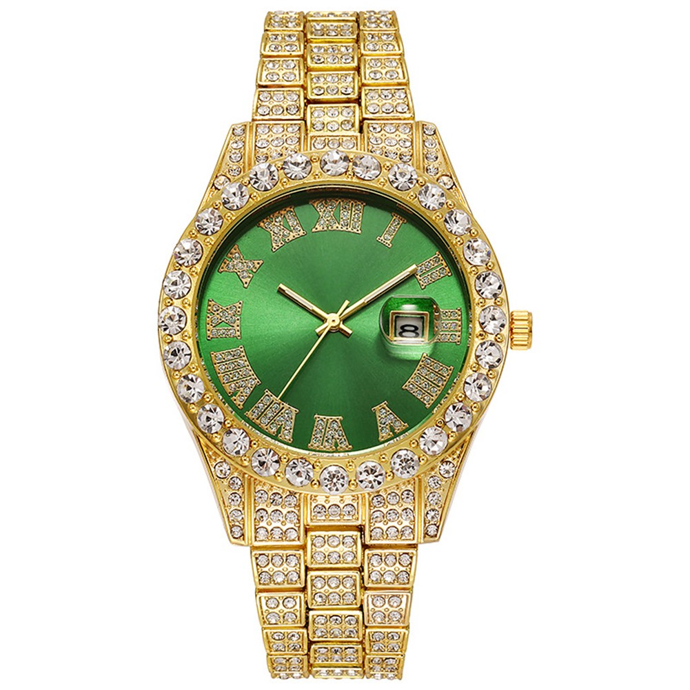 Fashion Watch with Steel Strap with Calendar and Stunning Diamond Details - Picture 16 of 21