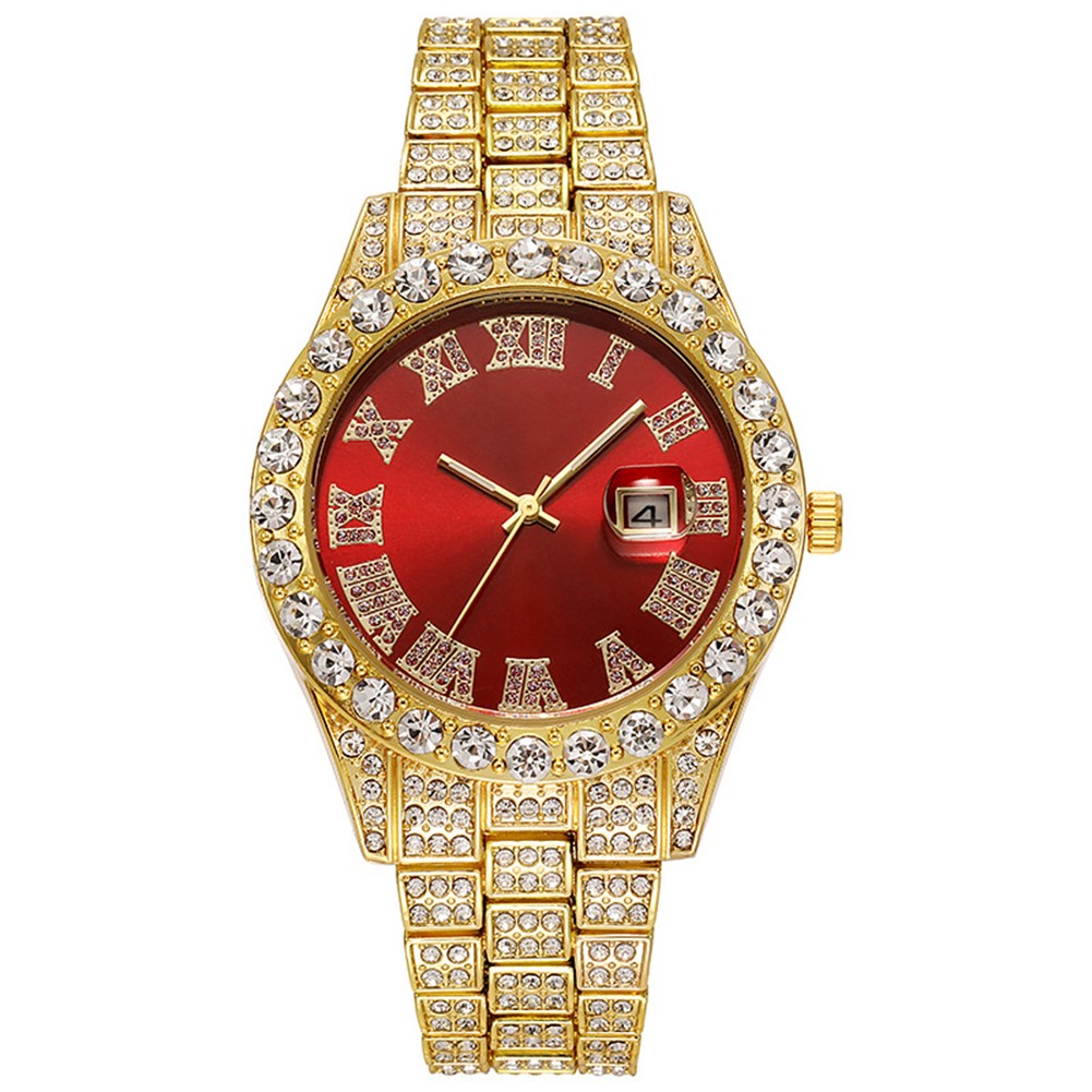 Fashion Watch with Steel Strap with Calendar and Stunning Diamond Details - Picture 18 of 21