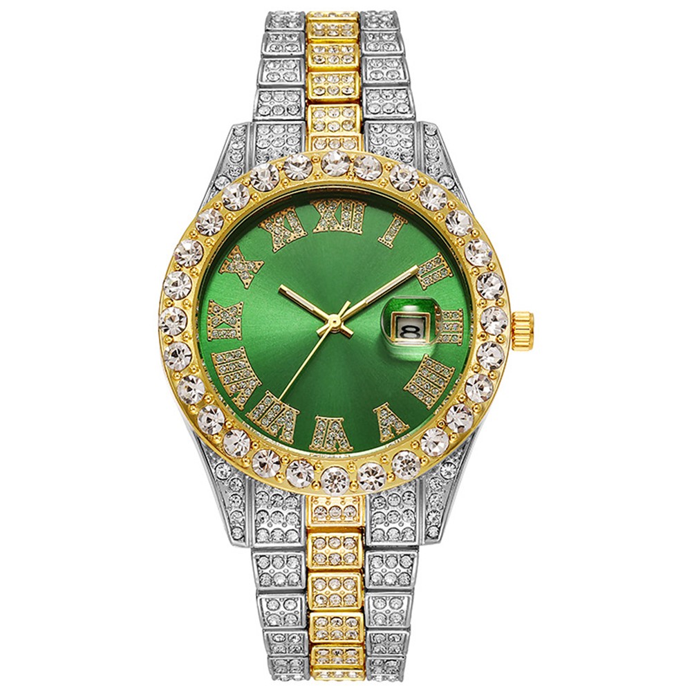 Fashion Watch with Steel Strap with Calendar and Stunning Diamond Details - Picture 19 of 21