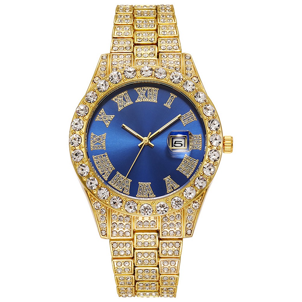 Fashion Watch with Steel Strap with Calendar and Stunning Diamond Details - Picture 17 of 21