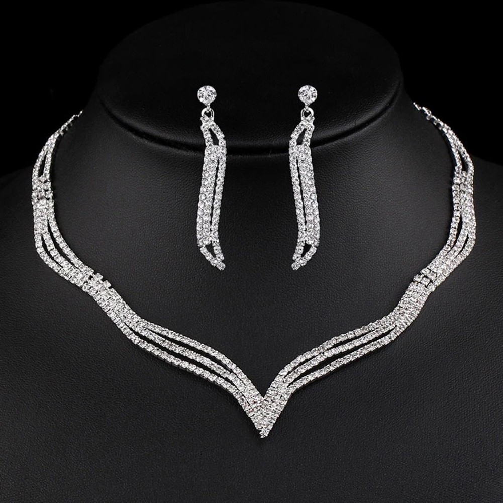 Fashionable Water Drop Necklace with Zircon Details for Elegant Outfits - Picture 14 of 38