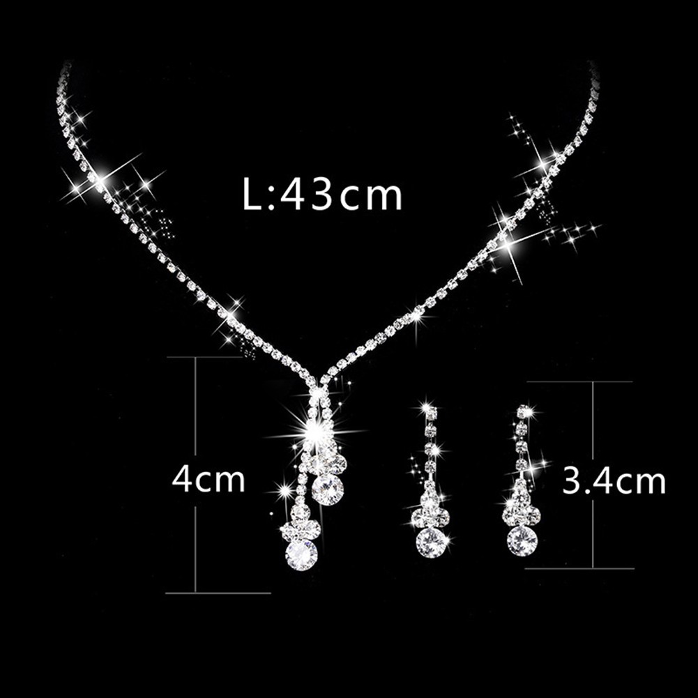 Fashionable Water Drop Necklace with Zircon Details for Elegant Outfits - Picture 38 of 38