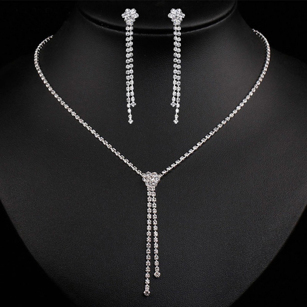 Fashionable Water Drop Necklace with Zircon Details for Elegant Outfits - Picture 30 of 38