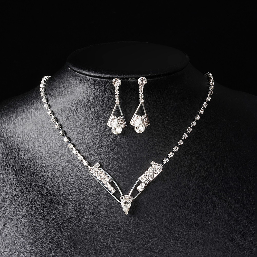 Fashionable Water Drop Necklace with Zircon Details for Elegant Outfits - Picture 25 of 38