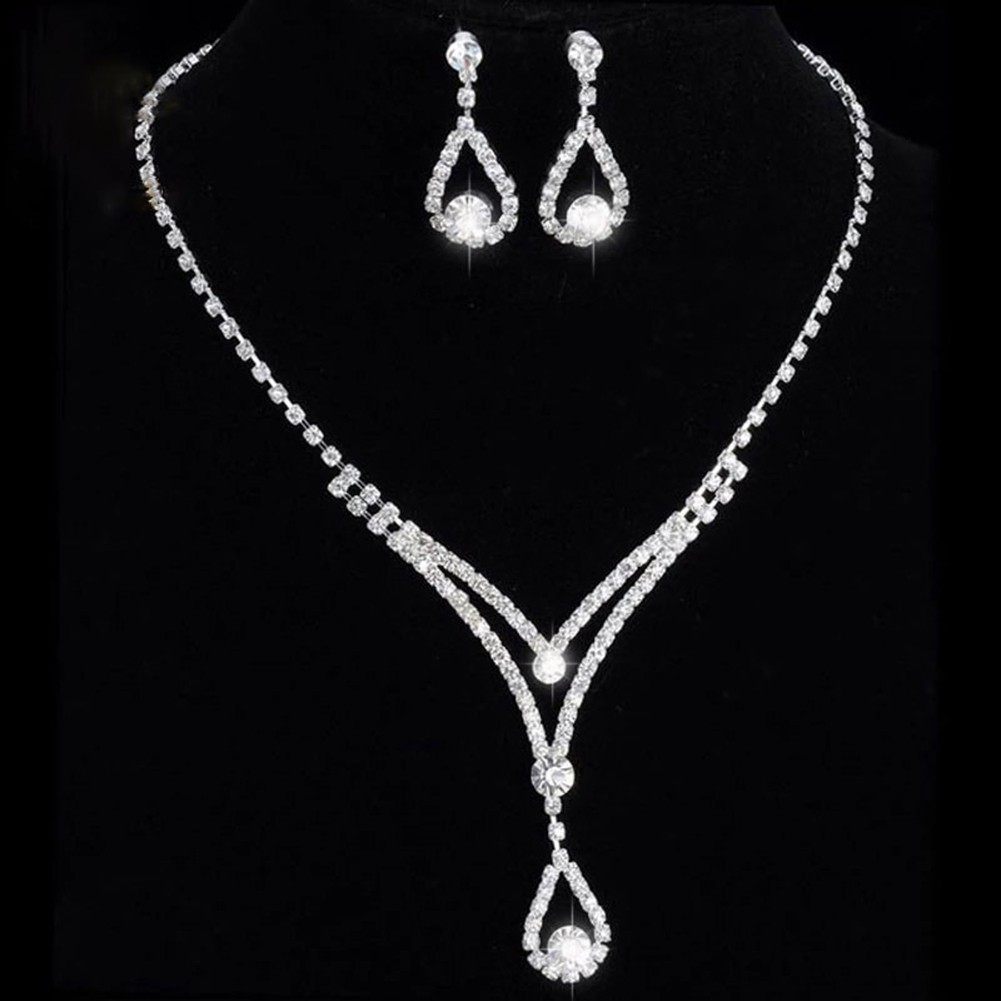 Fashionable Water Drop Necklace with Zircon Details for Elegant Outfits - Picture 31 of 38