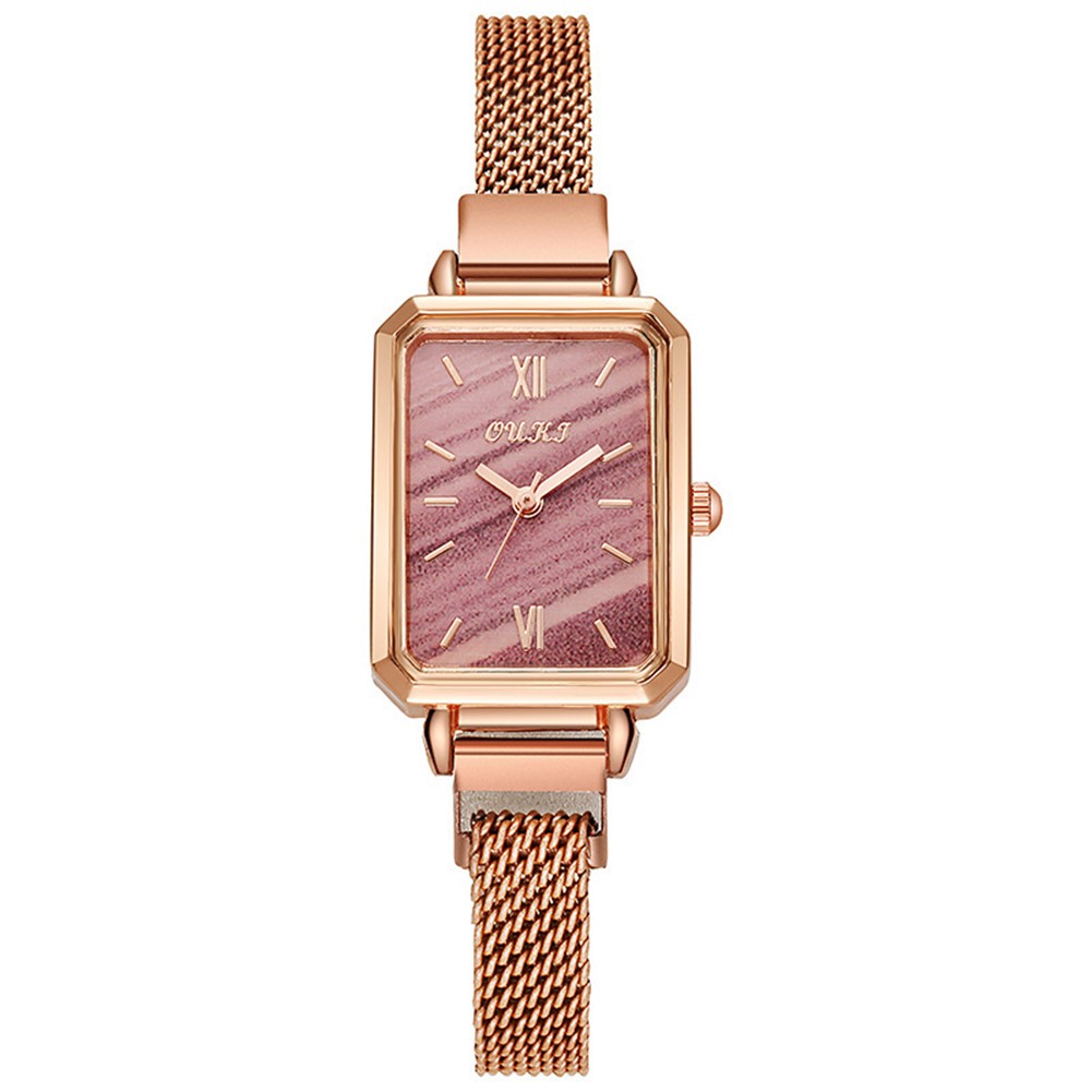 Montre carrée femme en alliage à la mode accessoire parfait pour toute tenue - Zdjęcie 17 z 18
