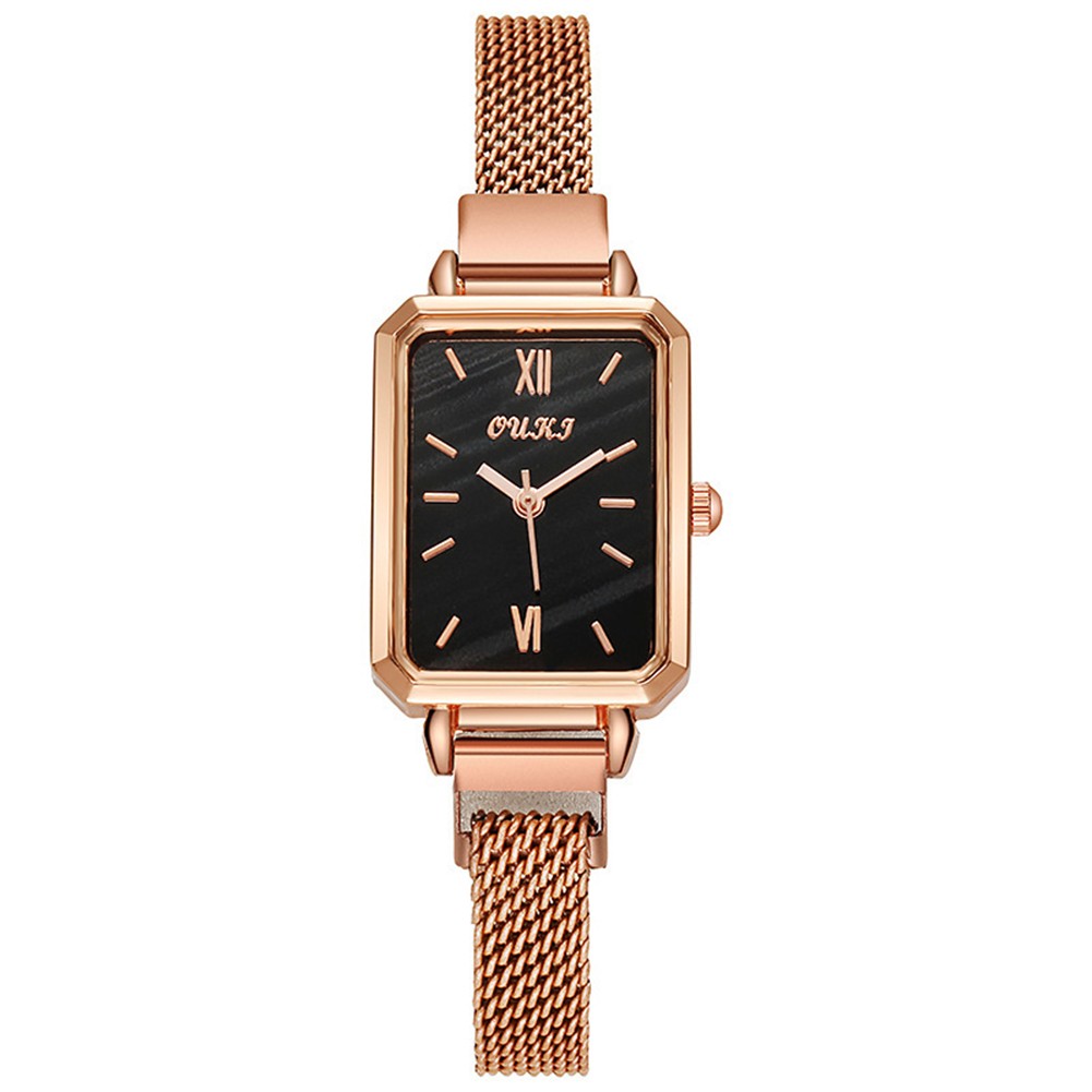 Montre carrée femme en alliage à la mode accessoire parfait pour toute tenue - Zdjęcie 16 z 18