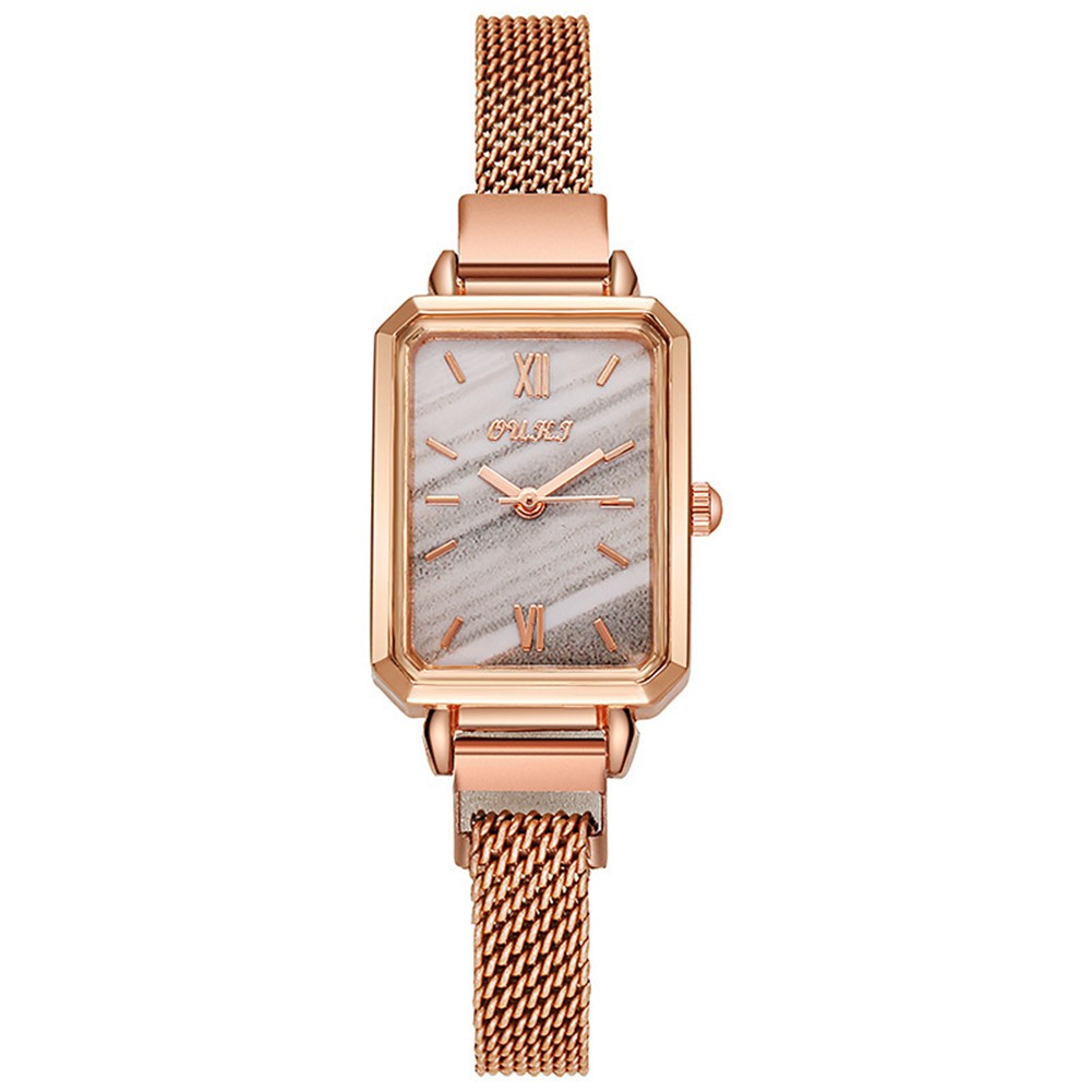 Montre carrée femme en alliage à la mode accessoire parfait pour toute tenue - Zdjęcie 13 z 18