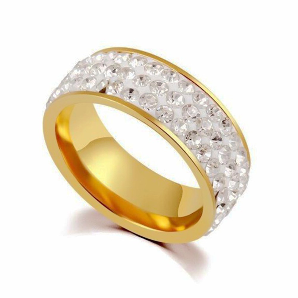 Artfully Crafted Three Row and Five Row Diamond Ring for Lasting Style