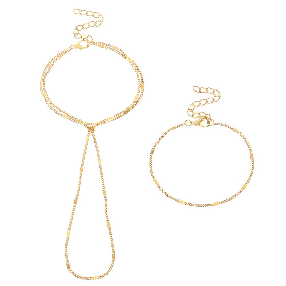 Stylish Hand Chain Bracelet Ideal for Beach Parties and Elegant Events