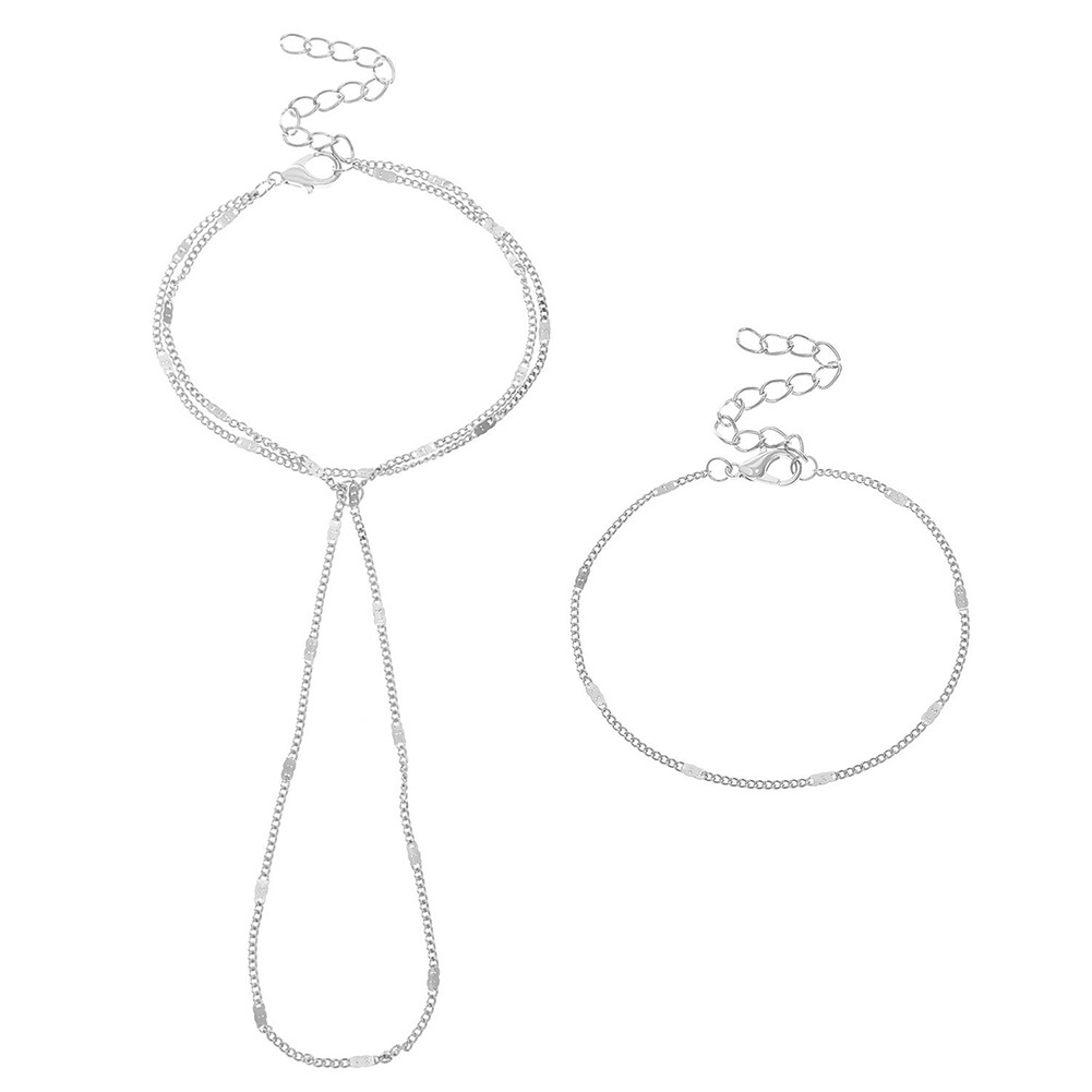 Stylish Hand Chain Bracelet Ideal for Beach Parties and Elegant Events