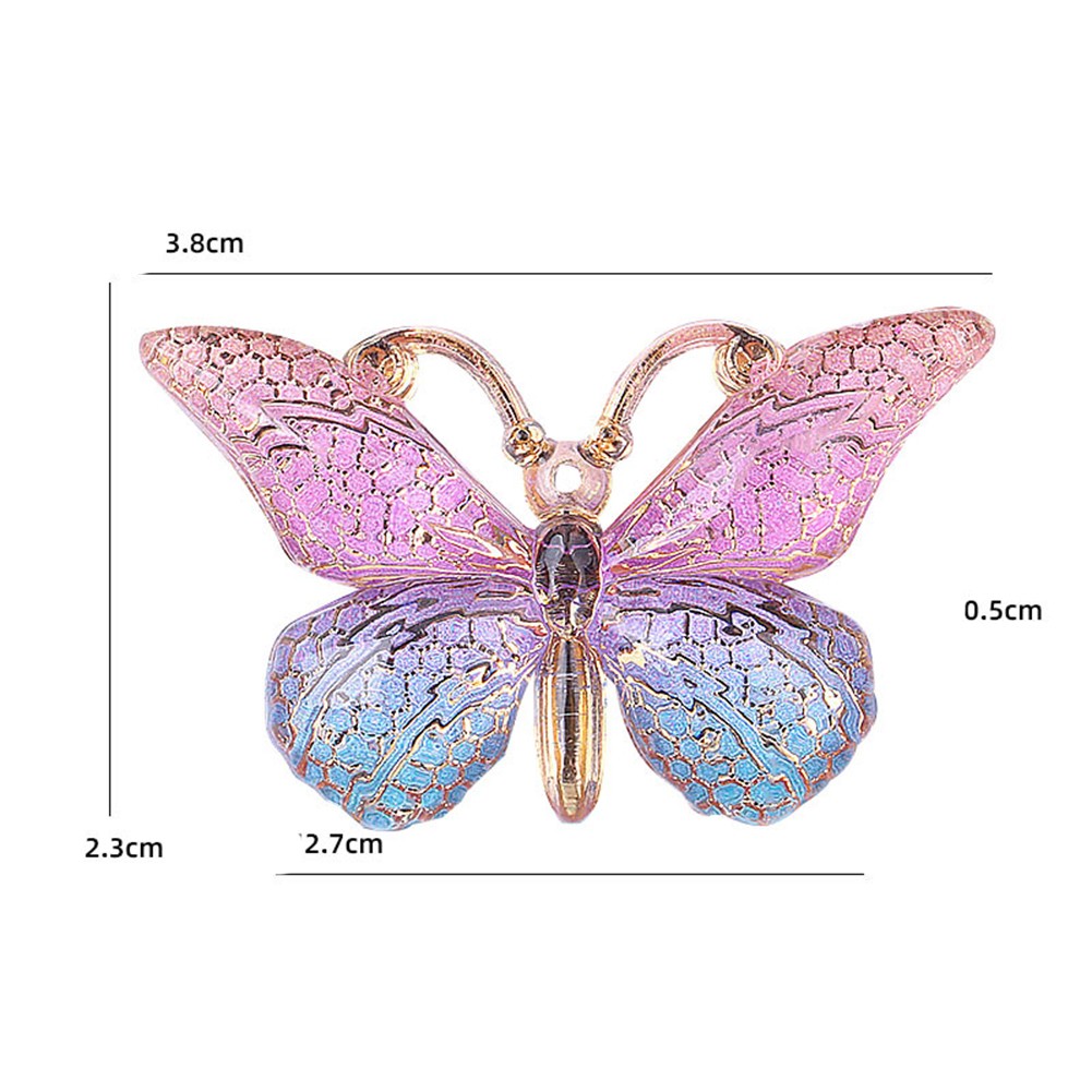 Boucles doreilles accrocheuses en résine papillon un ajout élégant 2024 aux acces