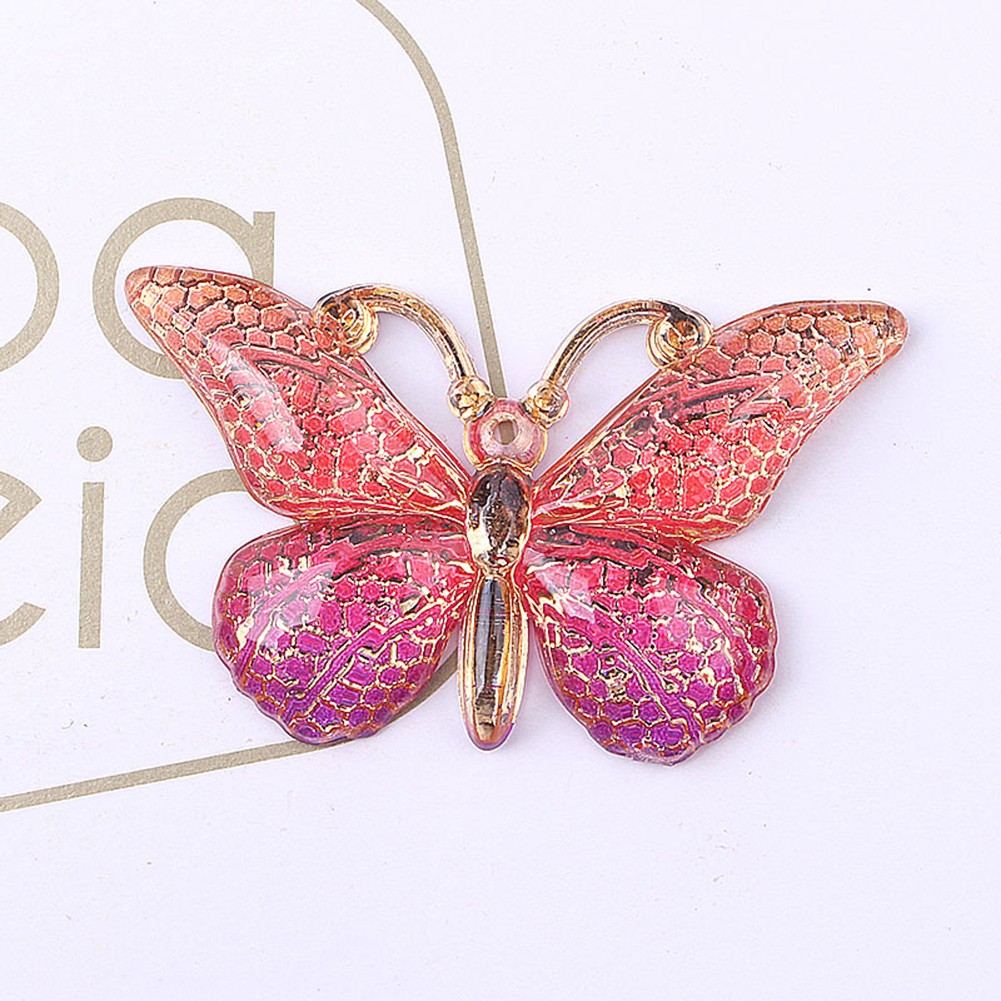 Boucles doreilles accrocheuses en résine papillon un ajout élégant aux mode acces