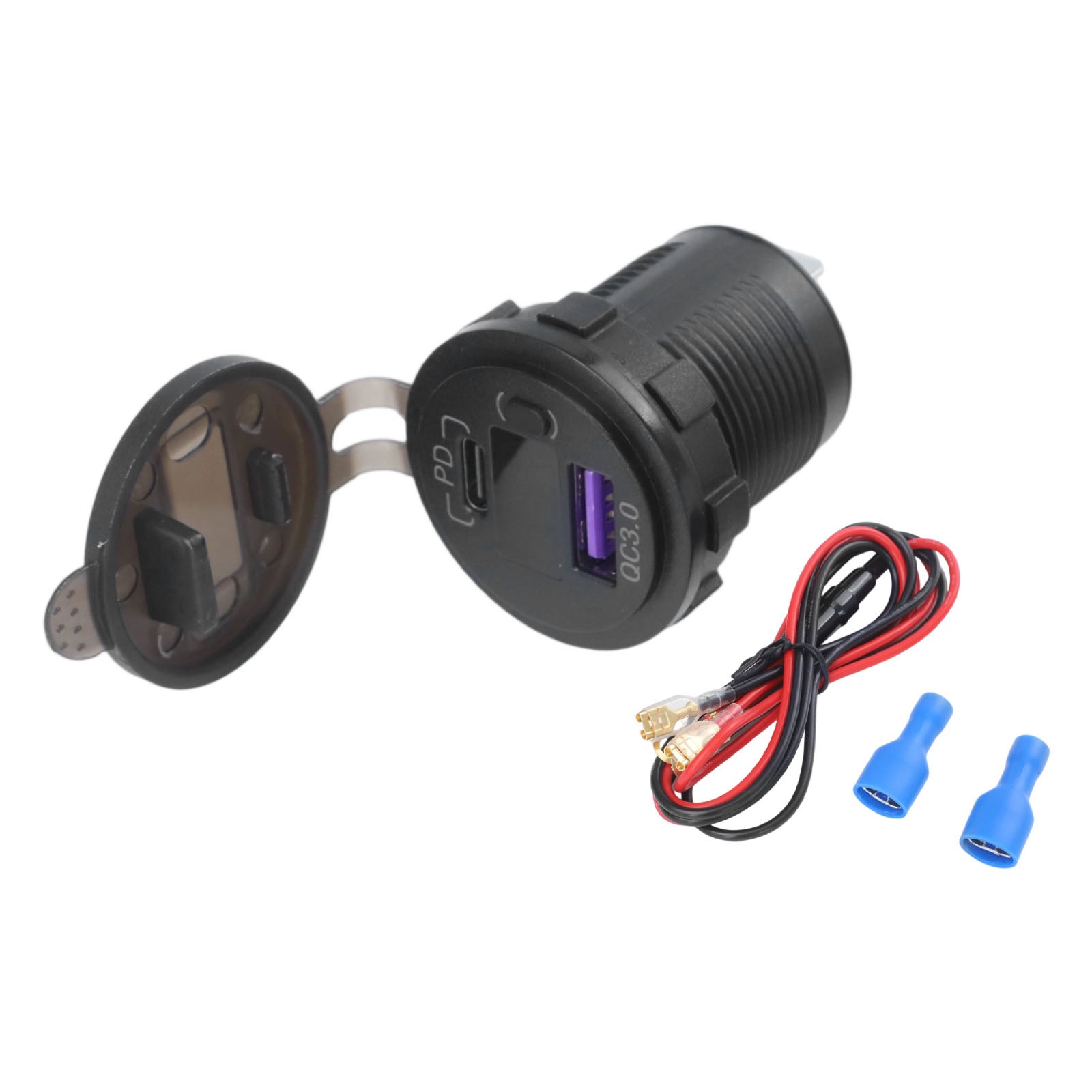 USB C and For QC3 0 Compatible Car Charger Socket for Quick Power Boosts - Zdjęcie 15 z 24