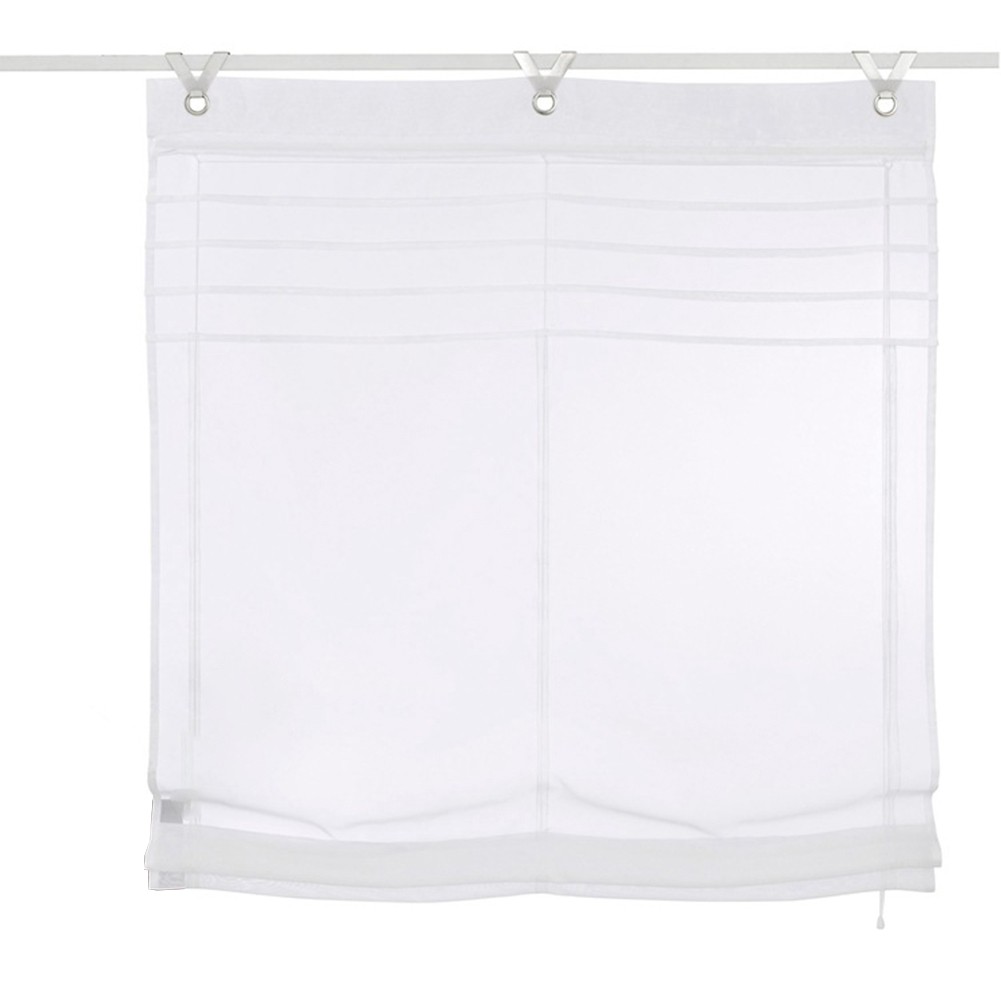 Für Büro Dimout Rollos Ösen Vorhang Lichtblockierung größenverstellbar - Bild 14 von 42