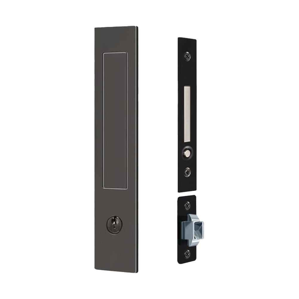 Pocket Door Handle with Heavy Duty Locking Mechanism for Sliding Applications - Picture 13 of 24