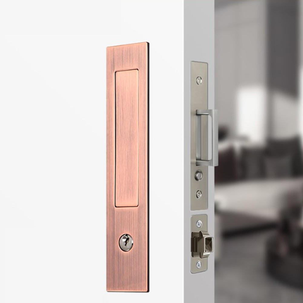 Pocket Door Handle with Heavy Duty Locking Mechanism for Sliding Applications - Picture 22 of 24