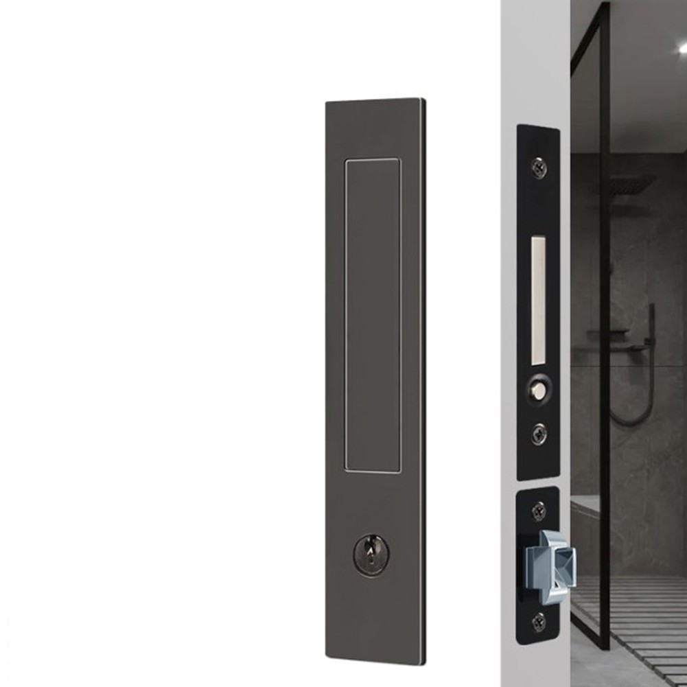 Pocket Door Handle with Heavy Duty Locking Mechanism for Sliding Applications - Picture 14 of 24