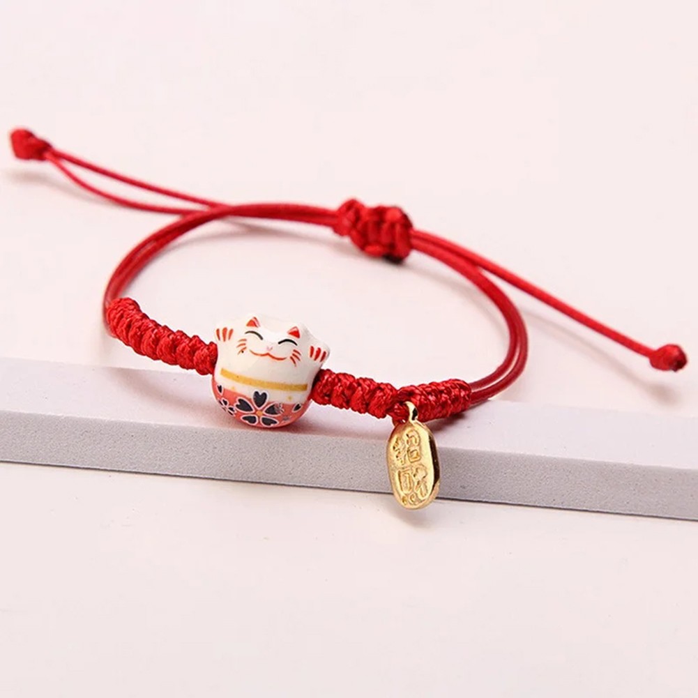 Bracelet unique en fil de cire tissé à la main pour les amateurs de mode et le soldes