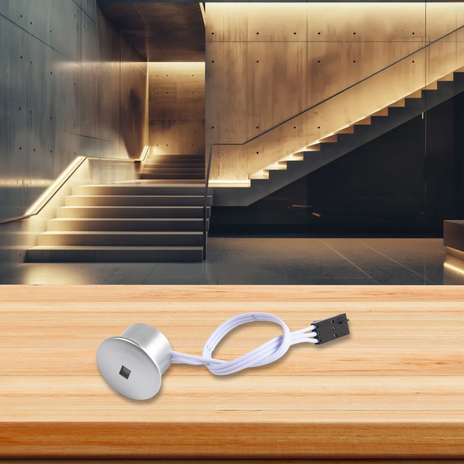 12V/24V Compatible PIR Motion Sensor with 5m Extension for Stair Lights - Afbeelding 19 van 37