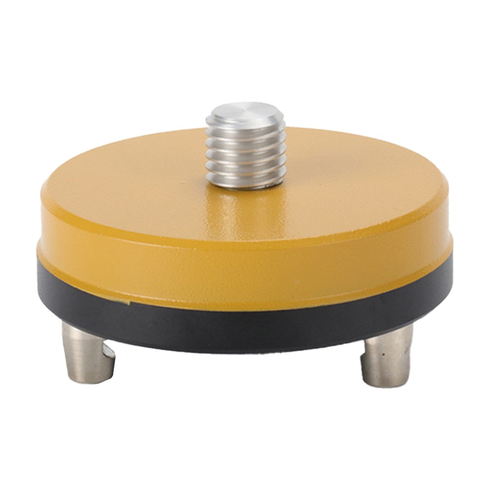Metal Tripod Base Adapter with 5/8 x 11 Rotating Screw for Total Station Use