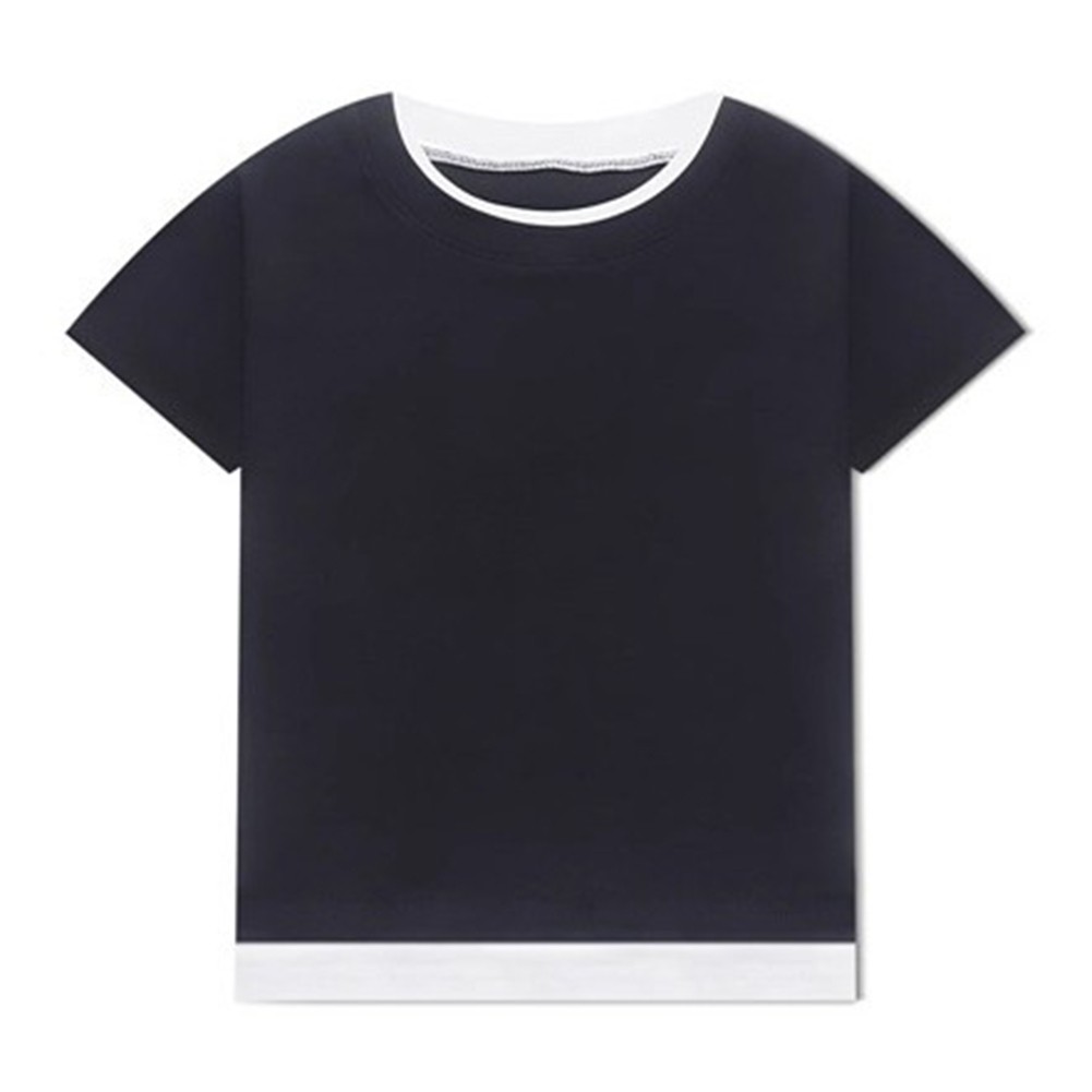 Casual Slim Short Sleeve T Shirt for Women in Solid Colors for Daily Wear - Picture 15 of 52