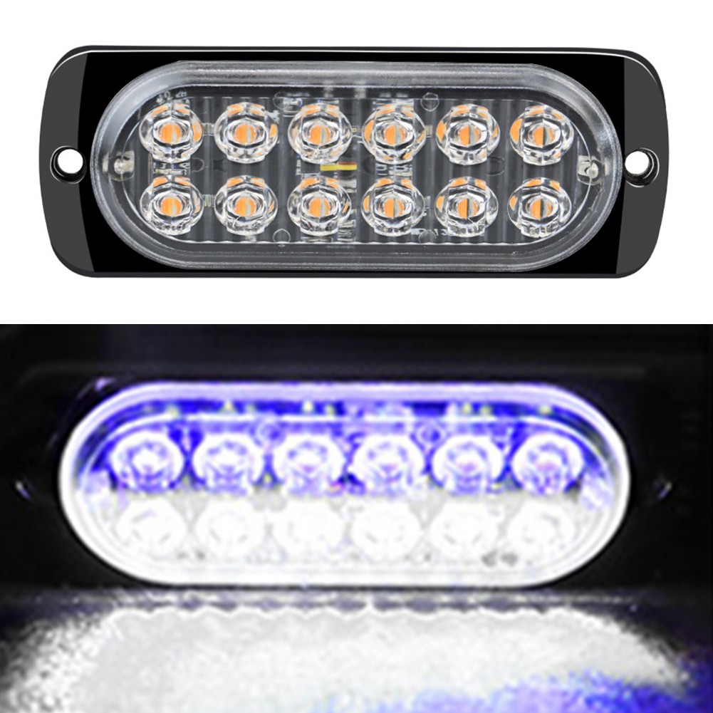 LED Strobe Side Light for Cars and Trucks 12 pcs Flashing Traffic Safety Lights - Picture 20 of 20