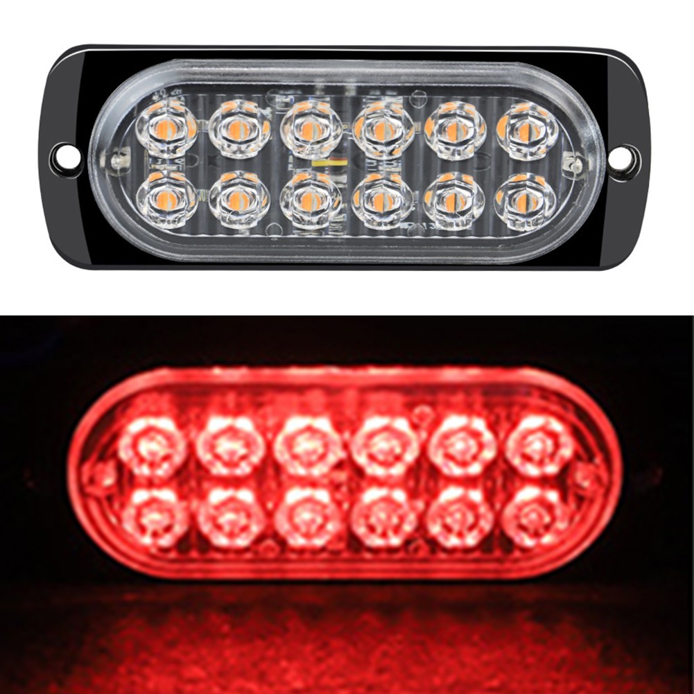 LED Strobe Side Light for Cars and Trucks 12 pcs Flashing Traffic Safety Lights - Picture 15 of 20