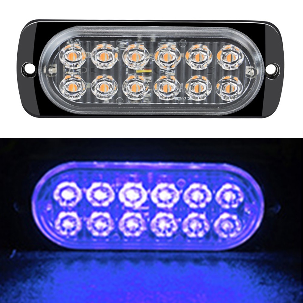 LED Strobe Side Light for Cars and Trucks 12 pcs Flashing Traffic Safety Lights - Picture 16 of 20