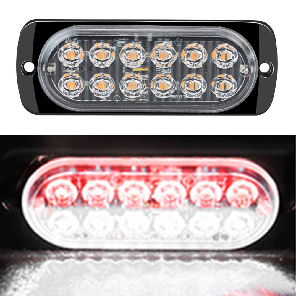 LED Strobe Side Light for Cars and Trucks 12 pcs Flashing Traffic Safety Lights - Picture 19 of 20