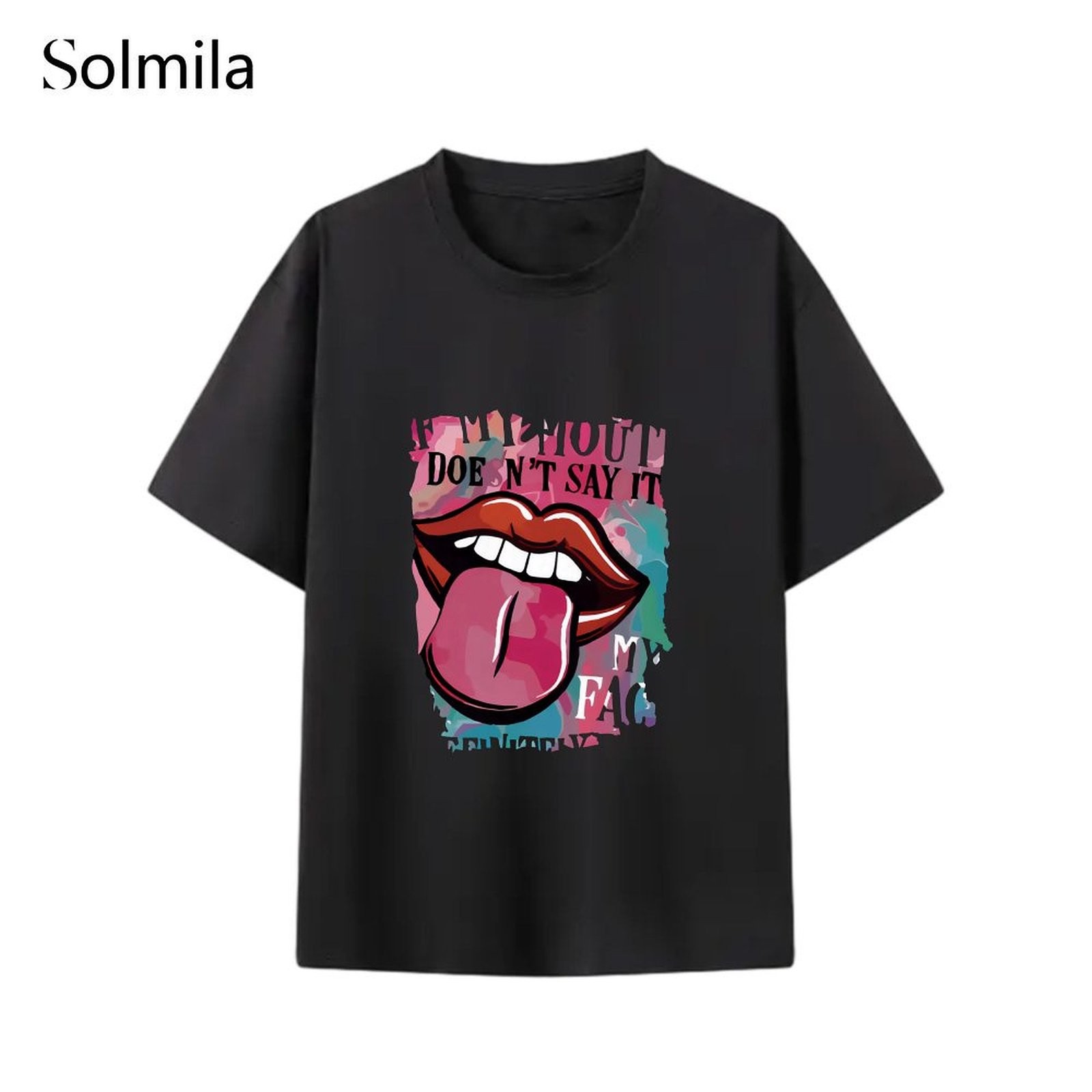 Spring Fashion Korean Style Tee Casual Women Top Vacations Attire Homewear - Picture 9 of 16