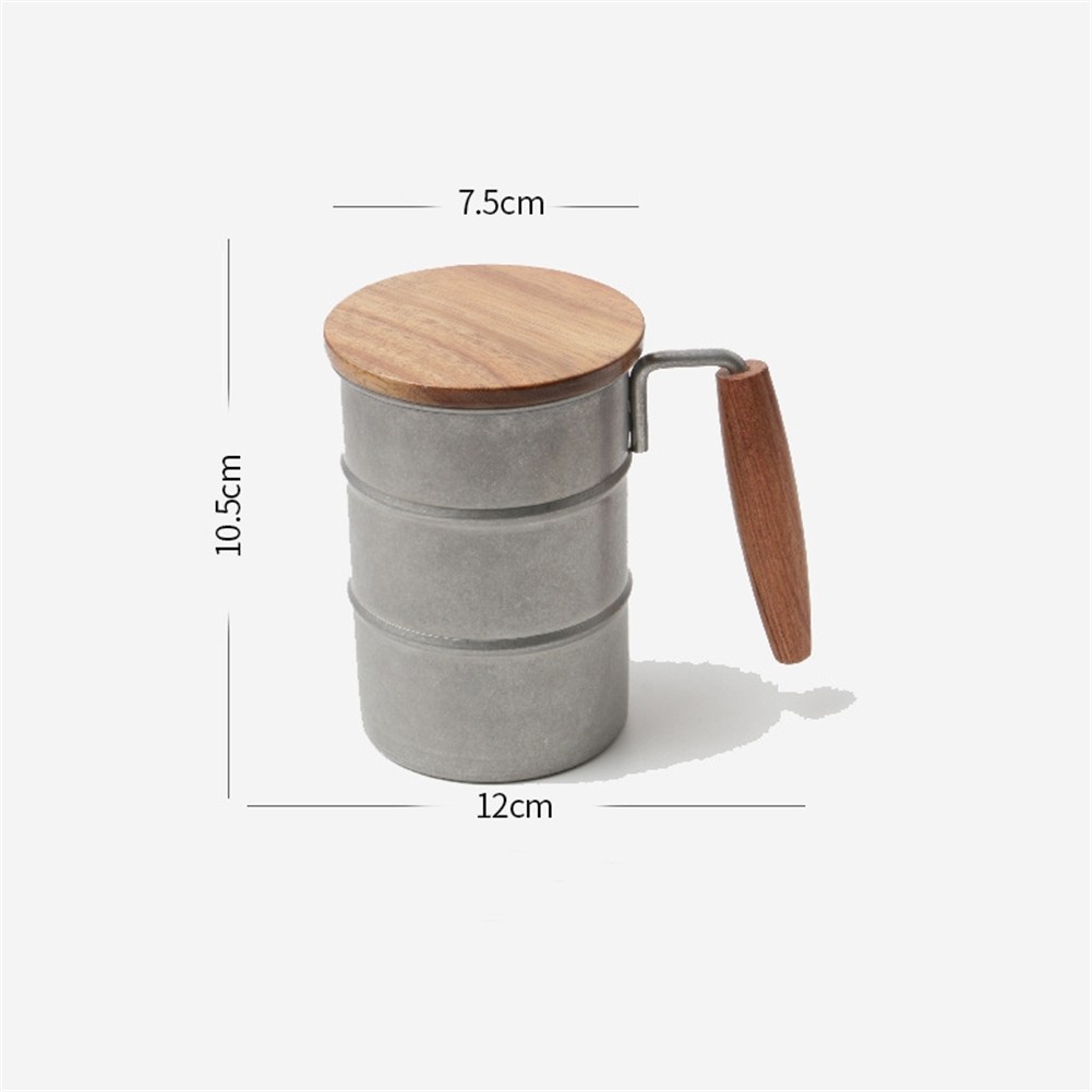 Outdoor Drinking Mug Stainless Steel Mug Perfect For Picnics Polished Finish - Picture 19 of 21