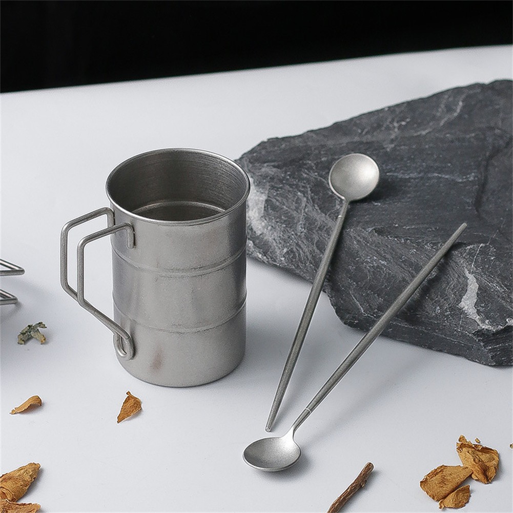 Outdoor Drinking Mug Stainless Steel Mug Perfect For Picnics Polished Finish - Picture 15 of 21