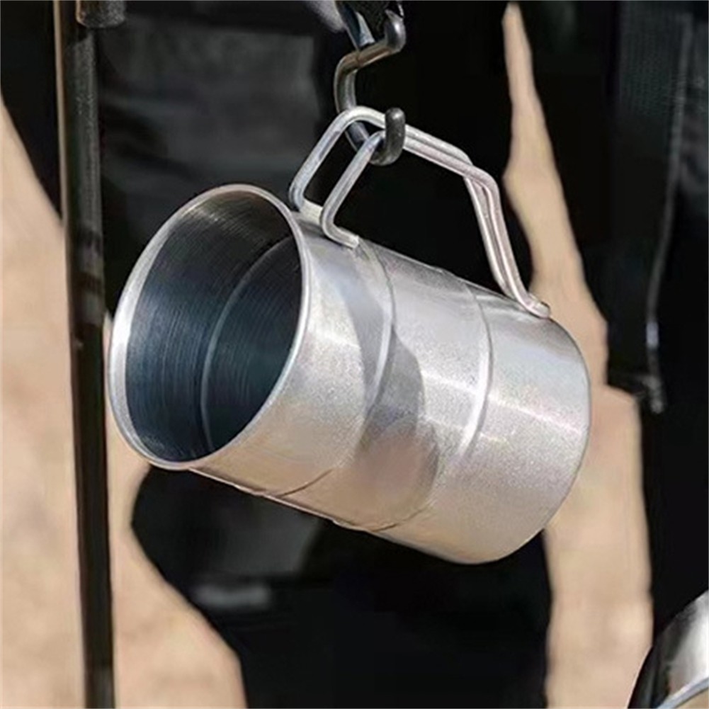 Outdoor Drinking Mug Stainless Steel Mug Perfect For Picnics Polished Finish - Picture 16 of 21
