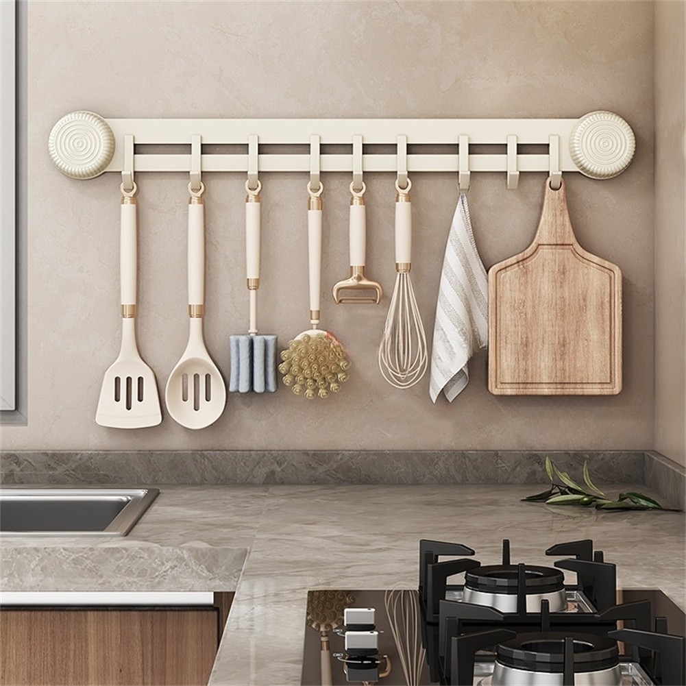 Multifunctional Holder Kitchen Storage Rack Carbon Steel Material For Bathroom - Picture 30 of 35