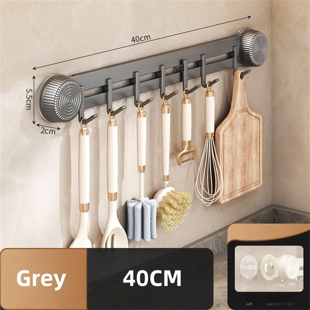 Multifunctional Holder Kitchen Storage Rack Carbon Steel Material For Bathroom - Picture 34 of 35