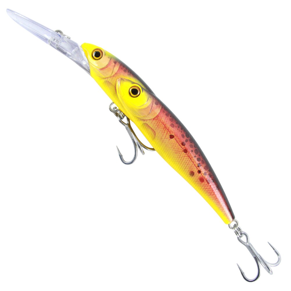 Señuelo de pesca cebo de buceo profundo cebo multicolor construcción de doble cabeza - Imagen 13 de 32