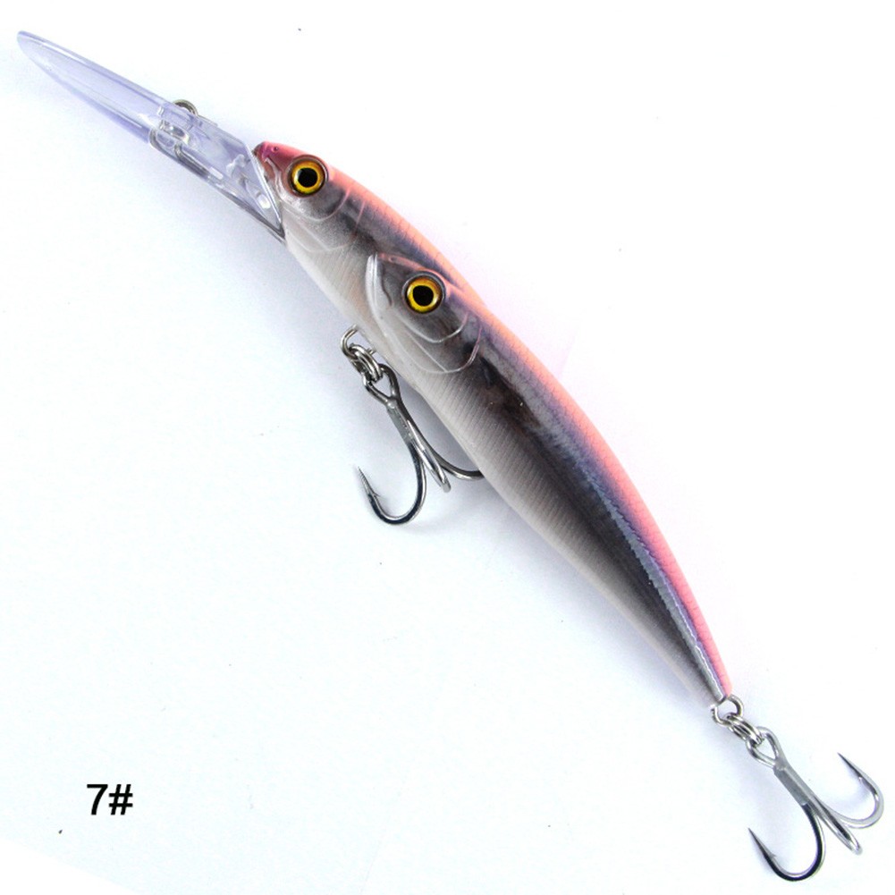 Señuelo de pesca cebo de buceo profundo cebo multicolor construcción de doble cabeza - Imagen 18 de 32