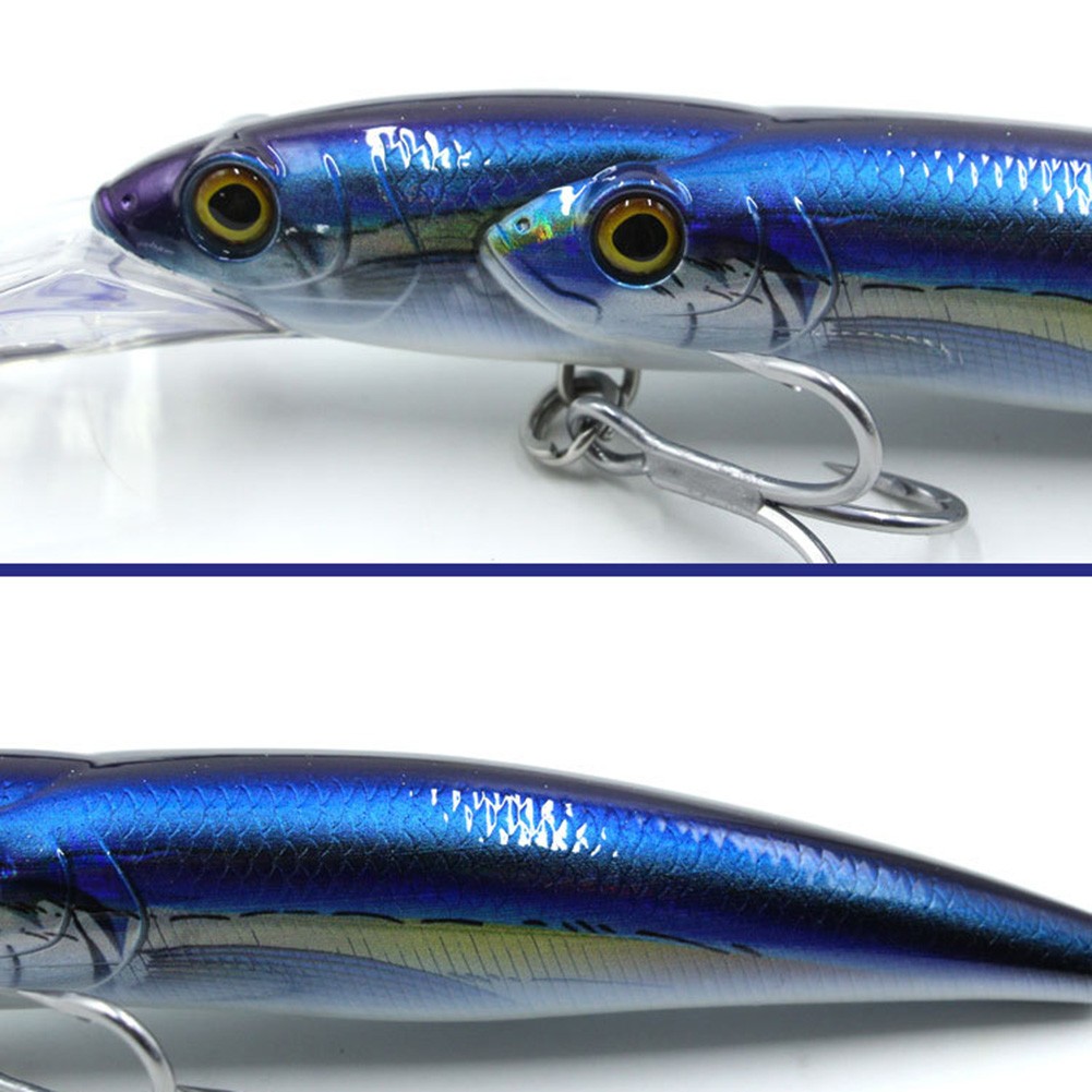 Señuelo de pesca cebo de buceo profundo cebo multicolor construcción de doble cabeza - Imagen 27 de 32