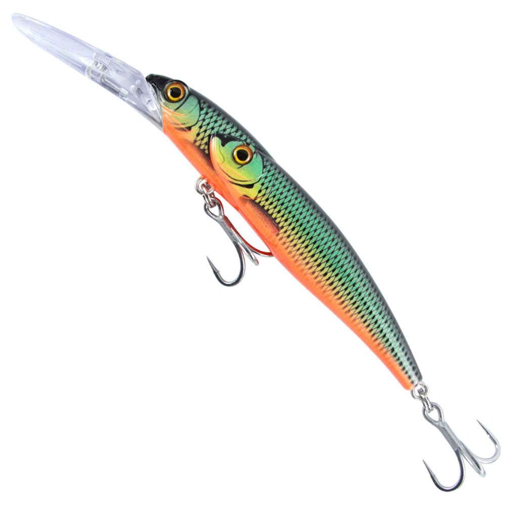 Señuelo de pesca cebo de buceo profundo cebo multicolor construcción de doble cabeza - Imagen 30 de 32