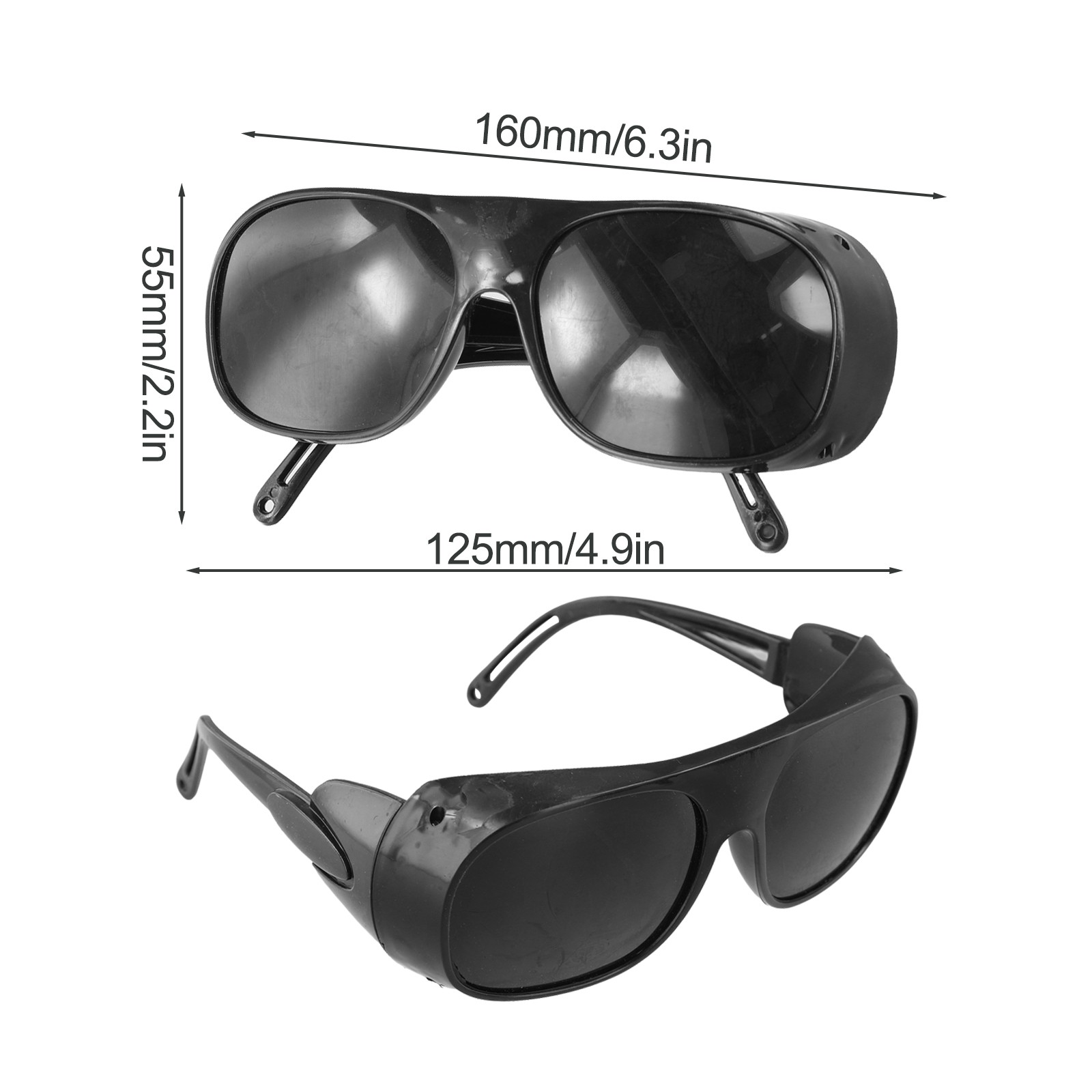 Sturdy Construction 2pcs Auto Darkening Welding Glasses for Professional Use